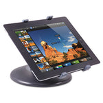 Stand for 7" to 10" Tablets, Swivel Base, Plastic, Black