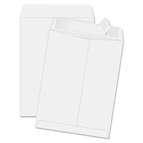 Redi-Strip Catalog Envelope, #14 1/2, Cheese Blade Flap, Redi-Strip Adhesive Closure, 11.5 x 14.5, White, 100/Box