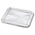 Steam Pan Foil Lids, Fits Half-Size Pan, 12.27 x 10.44, 100/Carton