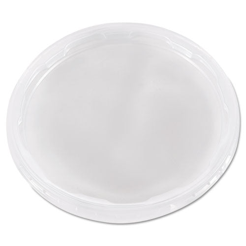 Deli Container Lids, Plug-Style, Clear, Plastic, 50/Pack, 10 Packs/Carton