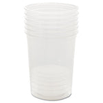 Deli Containers, 32 oz, Clear, Plastic, 50/Pack, 10 Packs/Carton