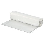 High-Density Can Liners, 33 gal, 9 mic, 33" x 39", Natural, 25 Bags/Roll, 20 Rolls/Carton