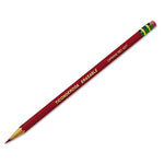 Erasable Colored Pencils, 2.6 mm, 2B, Carmine Red Lead, Carmine Red Barrel, Dozen