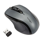 Pro Fit Mid-Size Wireless Mouse, 2.4 GHz Frequency/30 ft Wireless Range, Right Hand Use, Gray