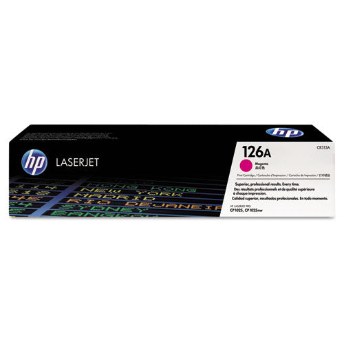 HP 126A, (CE313A) Magenta Original LaserJet Toner Cartridge