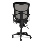 Alera Elusion Series Mesh Mid-Back Multifunction Chair, Supports Up to 275 lb, 17.7" to 21.4" Seat Height, Black