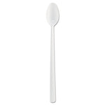 Bonus Polypropylene Utensils, 8", Spoon, White, 1000/Carton