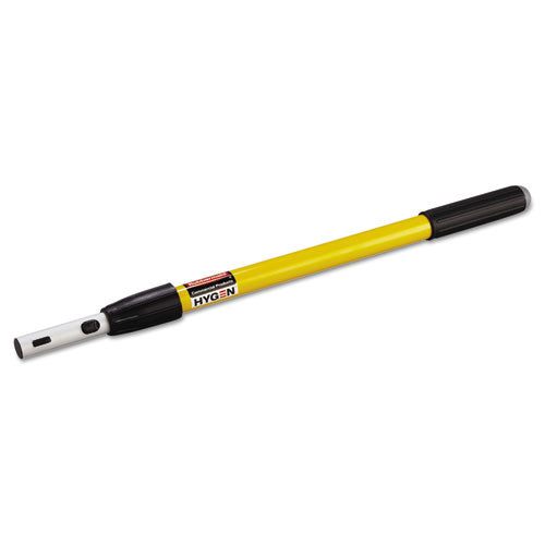 HYGEN Quick-Connect Extension Handle, 20" to 40", Yellow/Black