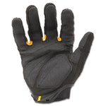 SuperDuty Gloves, Large, Black/Yellow, 1 Pair