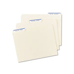 Permanent TrueBlock File Folder Labels with Sure Feed Technology, 0.66 x 3.44, Blue/White, 30/Sheet, 50 Sheets/Box