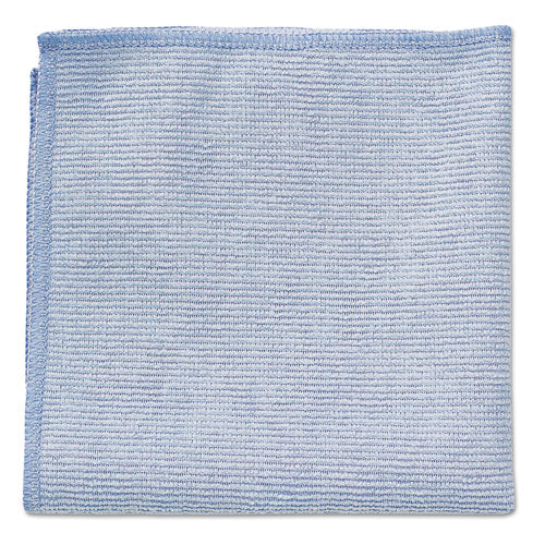 Microfiber Cleaning Cloths, 12 x 12, Blue, 24/Pack