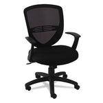 Swivel/Tilt Mesh Mid-Back Task Chair, Supports Up to 250 lb, 17.91" to 21.45" Seat Height, Black