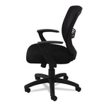 Swivel/Tilt Mesh Mid-Back Task Chair, Supports Up to 250 lb, 17.91" to 21.45" Seat Height, Black