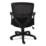 Swivel/Tilt Mesh Mid-Back Task Chair, Supports Up to 250 lb, 17.91" to 21.45" Seat Height, Black