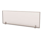 Trento Line Dividing Panel, Polycarbonate, 47.13w x 1.75d x 15.5h, Translucent