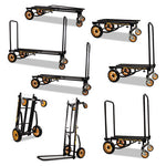 Multi-Cart 8-in-1 Cart, 500 lb Capacity, 33.25 x 17.25 x 42.5, Black