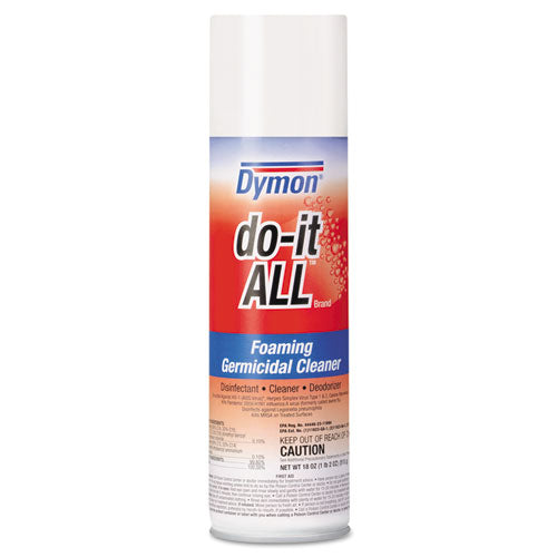 do-it-ALL Germicidal Foaming Cleaner, 18 oz Aerosol Spray, 12/Carton