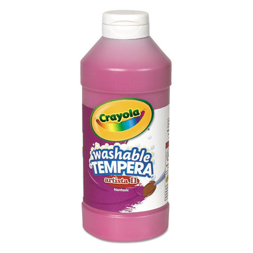 Artista II Washable Tempera Paint, Magenta, 16 oz Bottle