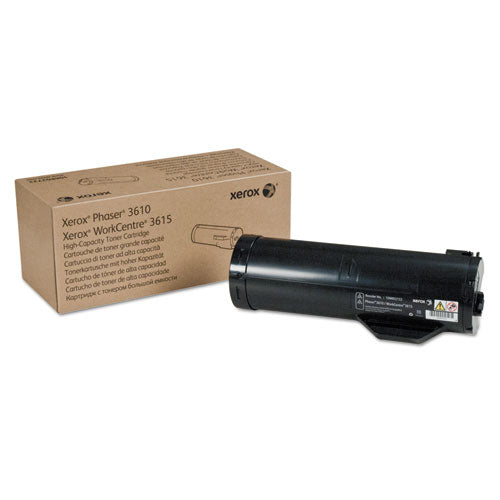 106R02722 High-Yield Toner, 14,100 Page-Yield, Black