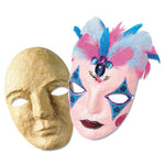 Paper Mache Mask Kit, 8 x 5.5