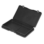 Storage/Trash Compartment Cover, Plastic, Black