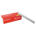 Standard Chisel Point Staples, 0.25" Leg, 0.5" Crown, Steel, 5,000/Box