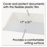 Second Sight Clear Plastic Desk Protector, with Hinged Protector, 21 x 17, Clear