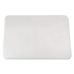 KrystalView Desk Pad with Antimicrobial Protection, Glossy Finish, 36 x 20, Clear