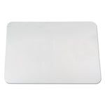 KrystalView Desk Pad with Antimicrobial Protection, Glossy Finish, 38 x 24, Clear