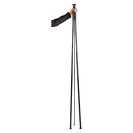 Heavy-Duty Adjustable Instant Easel Stand, 25" to 63" High, Steel, Black