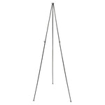 Full Size Instant Easel, 62.38" Maximum Height, Steel, Black