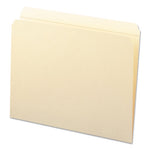 Reinforced Tab Manila File Folders, Straight Tabs, Letter Size, 0.75" Expansion, 11-pt Manila, 100/Box