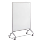 Rumba Full Panel Whiteboard Collaboration Screen, 36w x 16d x 54h, White/Gray