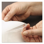 Self-Adhesive Poly Pockets, Top Load, 4.06 x 3, Clear, 100/Box