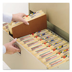 Redrope TUFF Pocket Drop-Front File Pockets with Fully Lined Gussets, 7" Expansion, Letter Size, Redrope, 5/Box