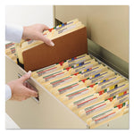 Redrope TUFF Pocket Drop-Front File Pockets with Fully Lined Gussets, 3.5" Expansion, Legal Size, Redrope, 10/Box