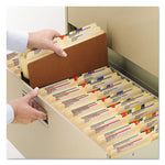Redrope TUFF Pocket Drop-Front File Pockets with Fully Lined Gussets, 5.25" Expansion, Legal Size, Redrope, 10/Box