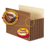 Redrope TUFF Pocket Drop-Front File Pockets with Fully Lined Gussets, 7" Expansion, Legal Size, Redrope, 5/Box