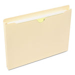 Manila File Jackets, 2-Ply Straight Tab, Letter Size, Manila, 50/Box