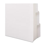 Three-Ring Binder Index Divider, 5-Tab, 11 x 8.5, White, 20 Sets