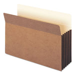 Redrope TUFF Pocket Drop-Front File Pockets with Fully Lined Gussets, 5.25" Expansion, Legal Size, Redrope, 10/Box