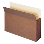 Redrope TUFF Pocket Drop-Front File Pockets with Fully Lined Gussets, 3.5" Expansion, Legal Size, Redrope, 10/Box