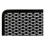 Urban Collection Punched Metal Business Card Holder, Holds 50 2 x 3.5 Cards, Perforated Steel, Black