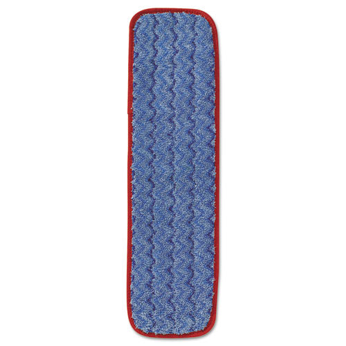 Microfiber Wet Mopping Pad, 18.5" x 5.5" x 0.5", Red