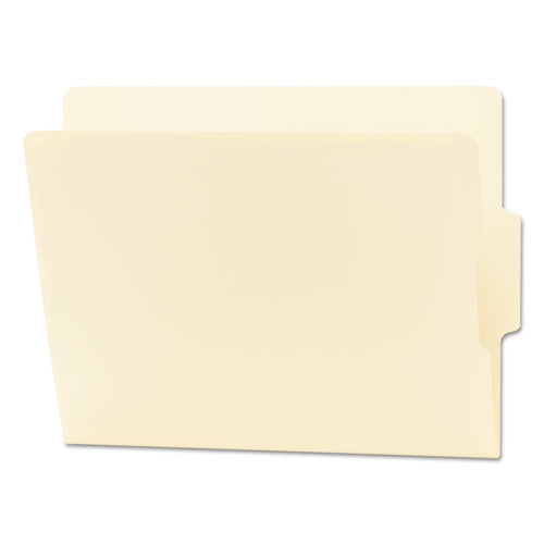 Heavyweight Manila End Tab Folders, 9" High Front, 1/3-Cut Tabs: Center, Letter Size, 0.75" Expansion, Manila, 100/Box