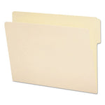 Heavyweight Manila End Tab Folders, 9" High Front, 1/3-Cut Tabs: Top, Letter Size, 0.75" Expansion, Manila, 100/Box