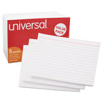 Ruled Index Cards, 4 x 6, White, 500/Pack