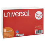 Unruled Index Cards, 5 x 8, White, 500/Pack