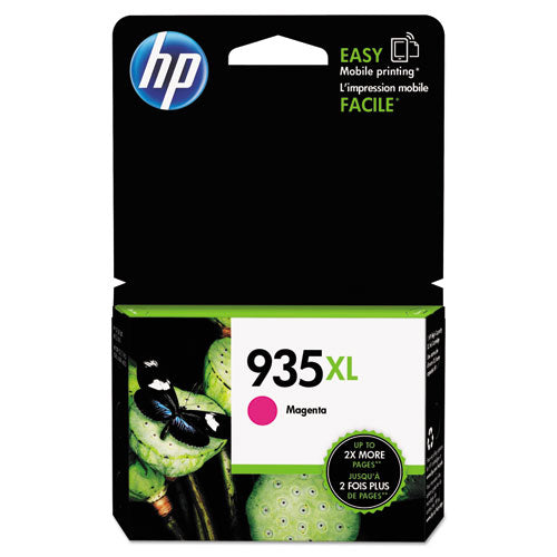 HP 935XL, (C2P25AN) High-Yield Magenta Original Ink Cartridge