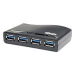 USB 3.0 SuperSpeed Hub, 4 Ports, Black